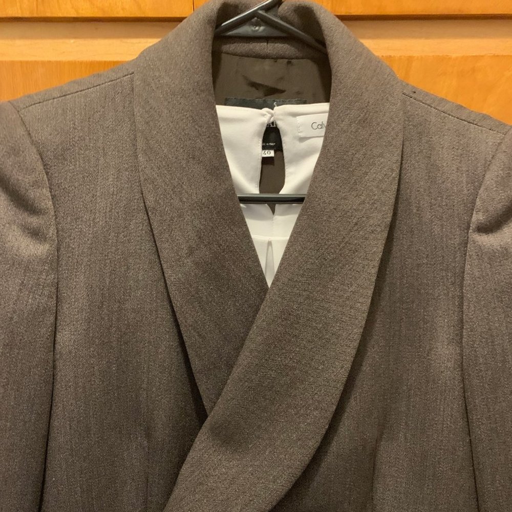 Giorgio Armani Brown Cropped Blazer Sz 40